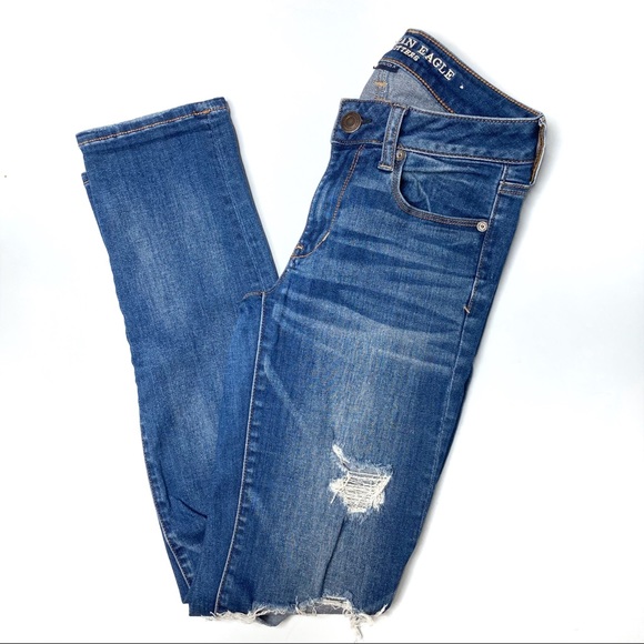 American Eagle Outfitters Denim - American Eagle Skinny Distressed Jeans 2 Reg AE